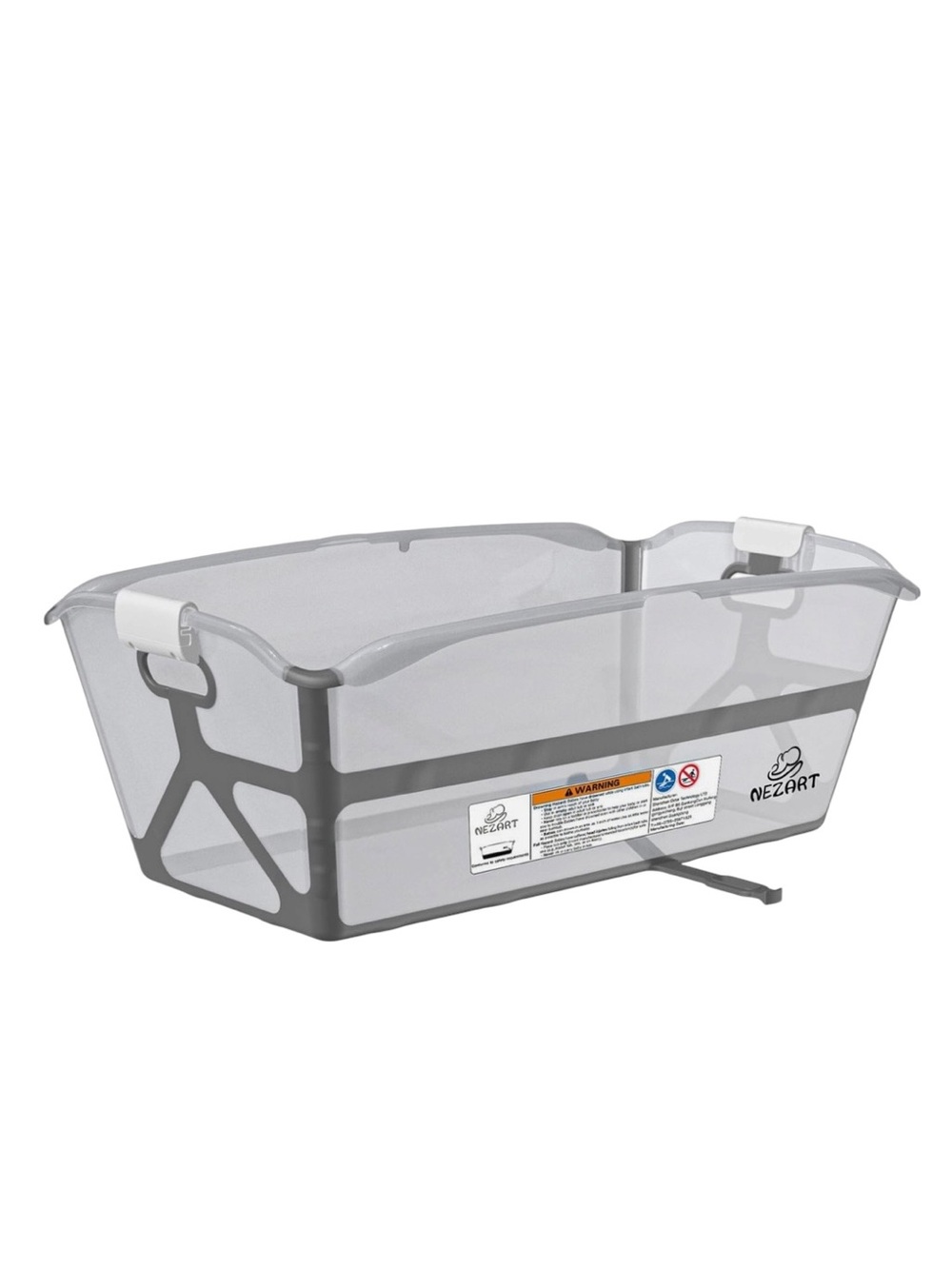 NEW Portable Bathtub Baby Toddler Foldable Travel Lightweight Non-Slip - Picture 7 of 9